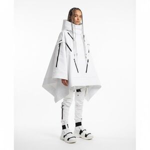 High-Top Cyberpunk Futuristic Cosplay Leather Sneakers Fleece Lined 6.5